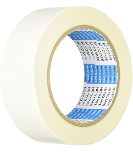 20個セット 日東電工 両面テープ 幅50mm 日東電工 ゴム系曲面用両面テープ（不織布基材）20mmX50m VR