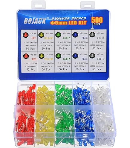 Led Per Circuiti Smw 100 LED 5mm Bicolore (Rosso/Verde) Polarità - Foto 6