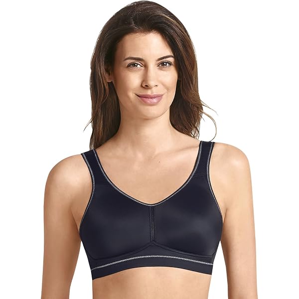 Anita Active Momentum Maximum Support Wire-Free Sports Bra (2-Pack) - Full Figure, Size 32E, Desert Black