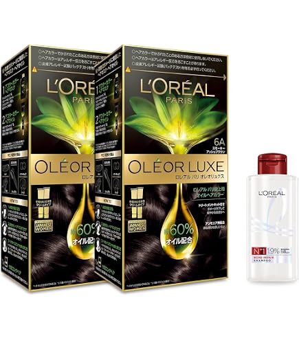 Amazon | L'Oreal Paris(ロレアルパリ) ヘアカラー オレオリュクス 8A