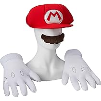 Amazon.co.jp: Super Mario Bros. - Luigi Hat And Mustache Kit