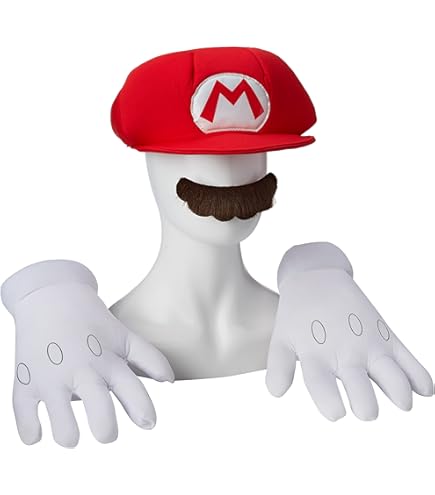 Amazon.co.jp: Super Mario Bros. - Luigi Hat And Mustache Kit