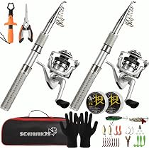 カーボン釣り竿セットスピニングリール コンパクトロッド 硬調2.7M 海釣り Amazon | 【2本セット】釣りセット 釣り竿 2.1m 投げ竿 カーボンロード