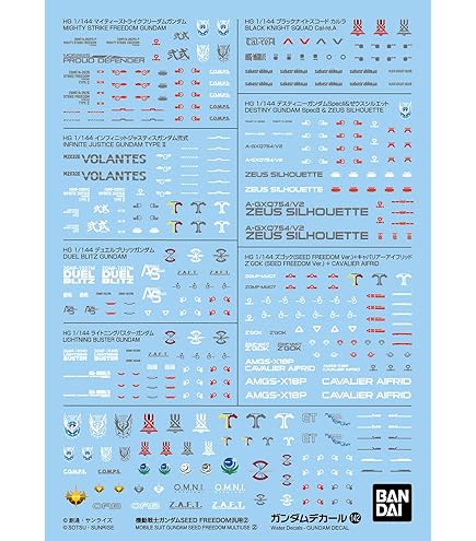 Amazon | ガンダムデカール No.95 RGデスティニーガンダム用