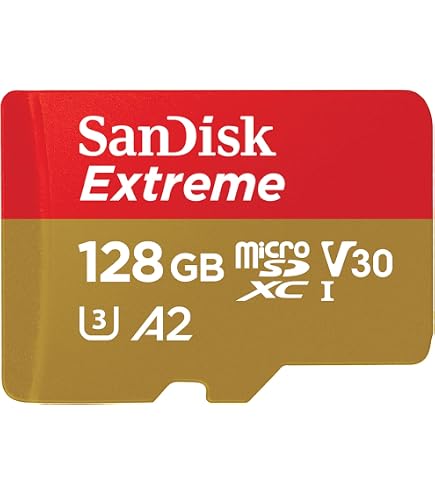 SanDisk 128GB microSDXC Extreme 4K Ultra HD 5年保証