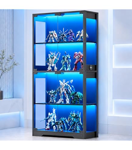 Amazon.co.jp: LcyVrilith ガラスディスプレイキャビネットガラス