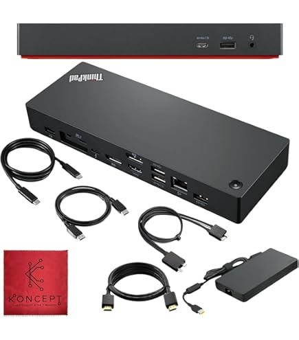 Lenovo ThinkPad Thunderbolt 4 Workstation Dock : Amazon.sg