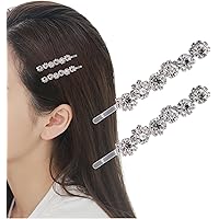ストーン飾り2個セット Amazon | [Herbeluemily] ヘアピン ラインストーン ビジュー 2本セット