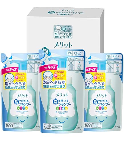 Amazon | メリット 泡で出てくるシャンプー キッズ ドラえもん 限定