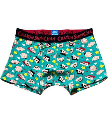 Amazon.co.jp: Crayon Shin-chan Boxer Briefs, Pajamas Face (M Size