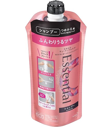 Amazon | 花王 エッセンシャル フリー&イージー シャンプー つめかえ用