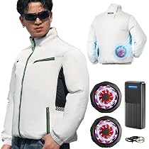 Amazon.co.jp: [櫻の萌] 空調作業服 ファンバッテリーセット 【2026超