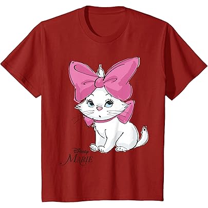 Amazon | DISNEY おしゃれキャット マリー プリント 152100013 Tシャツ