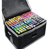 Amazon | 168色 アルコールマーカー デュアルチップ