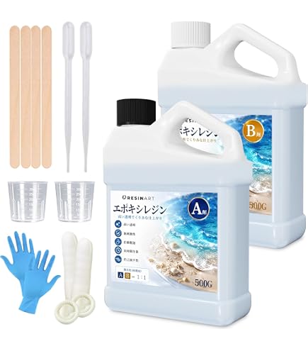 艶 二液性エポキシ クラフトレジン液 7200g Amazon.co.jp: 艶 二液性エポキシクラフトレジン液 【ハード】 本剤