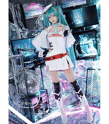 初音ミク レーシングミク 2018 コスプレ衣装 61cnchT1lBL._AC_UL210_SR210,