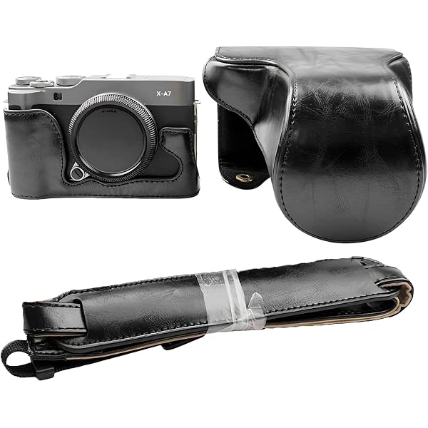 Amazon.co.jp: MegaGear レザー カメラケース ＆ ストラップ Fujifilm