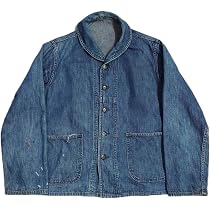 Amazon | 40s 50s USN USネイビー ショールカラーデニムジャケット 