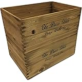 Amazon Co Jp 収納ボックス 大 270 340 142mm Seed ブルックリンスタイル専用 アンティーク ヴィンテージ 木製 ホーム キッチン