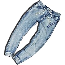 Amazon | [slow&easy] 2本ライン カットデニム トラックパンツ