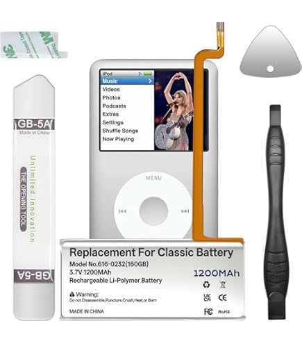iPod Classic バッテリー 交換 修理