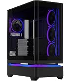 Amazon | ASUS Prime AP202 ARGB Micro-ATX PCケース 湾曲したガラス