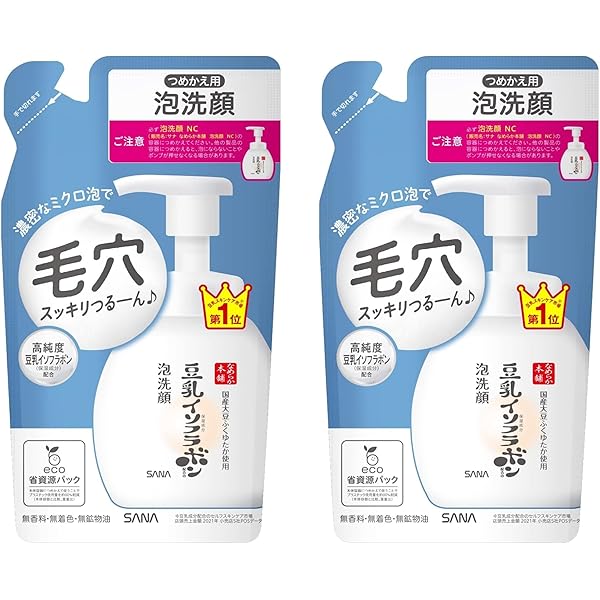 Amazon | 常盤薬品 SANA (サナ) なめらか本舗 泡洗顔 NC 詰替え