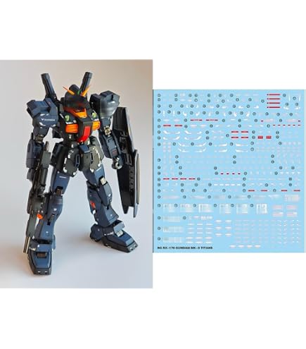 Amazon | RG ガンダムMk-II (ティターンズ用蛍光水転写式デカール