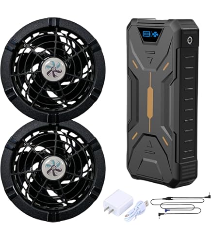 新品:52V暴風&2025新登場ファンバッテリーセット Amazon.co.jp: 【52V暴風輸出&2025新登場】ファンバッテリー