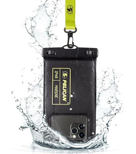 新品】PELICAN MARINE 防水スマホポーチ ネックストラップ付き Amazon.co.jp: 【Pelican】 IP68 (防塵防水規格最高等級) ペリカン