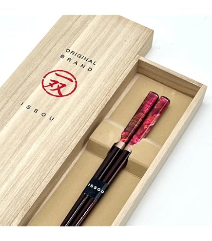 Amazon | 箸 江戸錦 螺鈿 あわび貝 夫婦箸 2膳 お箸 おはし 国産 日本