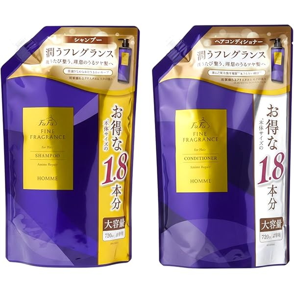 Amazon | ファーファ ファインフレグランス オム シャンプー