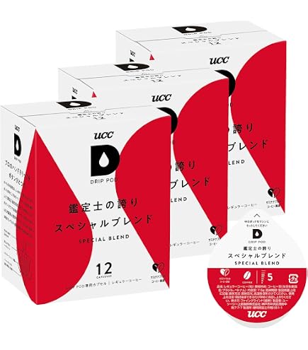 UCC DRIP POD 鑑定士の誇りスペシャル・リッチブレンド 計6箱2セット Amazon.co.jp: UCC ドリップポッド 専用カプセル 鑑定士の誇りリッチ