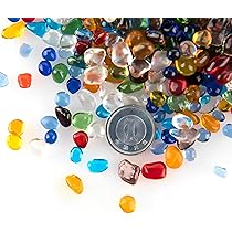 Amazon | Charmoon アクアリウム 水槽 飾り石 4-7mm 500g カラフル