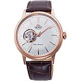 [オリエント]ORIENT Bambino バンビーノ 自動巻き腕時計 機械式 オートマティック 国内メーカー保証付 オープンハート RN-AG0004S メンズ ホワイト シルバー