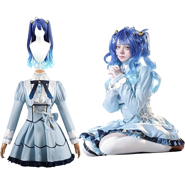Amazon.co.jp: GGcosplay Vtuber 雪花ラミィ サイバー衣装 コスプレ