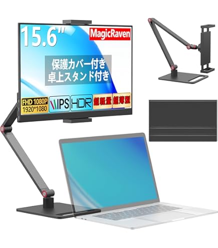 Amazon.co.jp: Miuniu モバイルモニター 15.6インチ 1920x1080