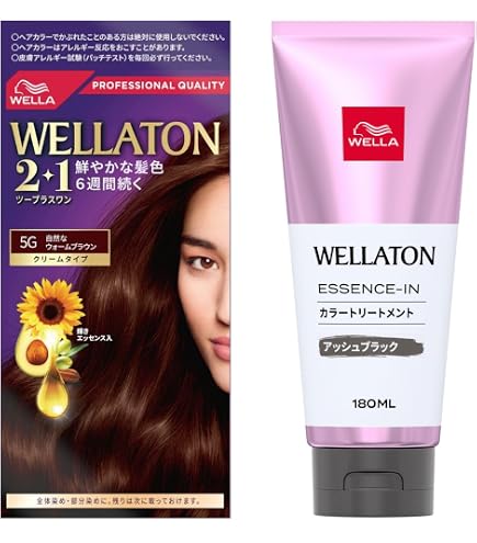 Amazon | Wella ウエラトーン 白髪染め2点セット (2+1 クリームタイプ