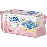 ディズニー 純水99% 手・くちふき 60枚×3個 (アラジン ジーニー) 日本製 うるおい成分配合