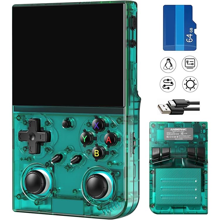 Amazon.co.jp: Anbernic RG40XXV Whatskoハンドヘルド携帯ゲーム