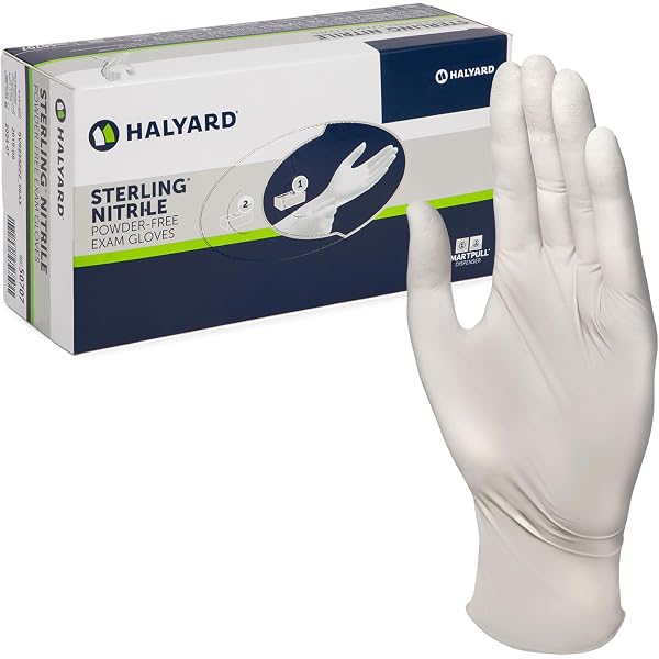 Amazon | HALYARD SKYBREEZE ニトリル試験用手袋、パウダーフリー、3.5