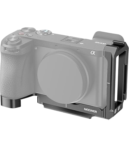 Amazon | LEOFOTO L型プレートLPS-A6700シルバー ブラケット カメラ