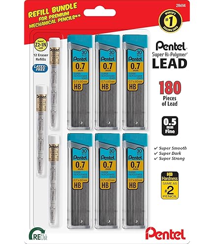 Pentel ハイポリマー芯 1452本セット ぺんてる（Pentel） シャープ芯 ハイポリマー100 C207 HB 0.7mm 36本