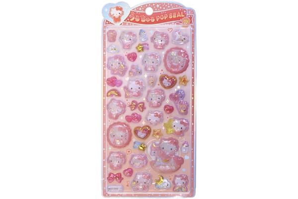 クラックス CRUX うるちゅる ポップシール ハローキティベビー ぷっくり 立体 スマホデコ 推し活 131783