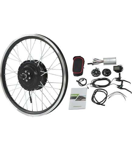 Amazon.co.jp: MOQNISE 20インチ一体型ホイール 48V 1000W 前輪 E-Bike