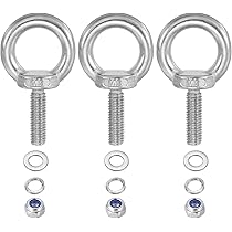 M8 ステンレス製アイボルト 100個 Amazon | US Stainless Steel 316 M8 アイボルト 2個 8mm x