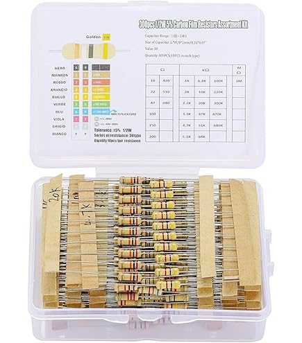 Amazon | KOA 1/4W金属皮膜抵抗 62kΩ 青赤黒赤茶 MF1/4CC6202F | 抵抗