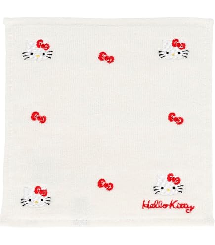 Amazon｜内野 サンリオ ひょっこりフェイス タオルハンカチ 約25×25cm