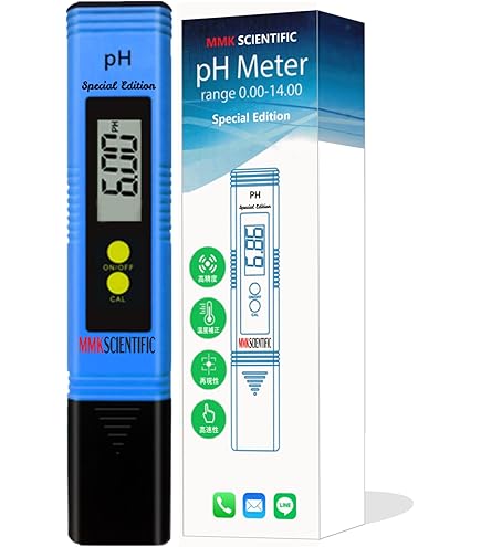 Amazon | カスタム (CUSTOM) 防水pH(ペーハー)計 0.00~14.00 pH 自動