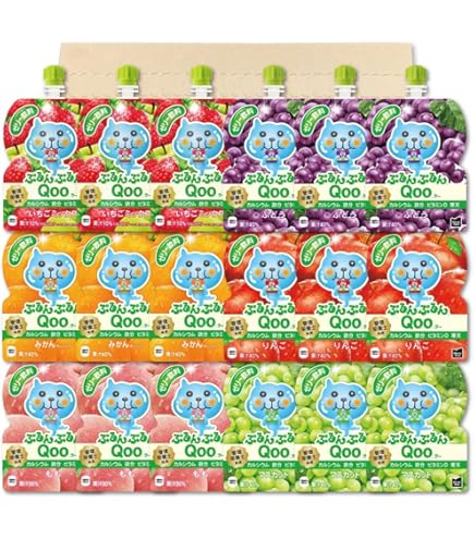 Amazon.co.jp: ぷるんぷるん Qoo ゼリー バラエティ 全5種各6個計30個